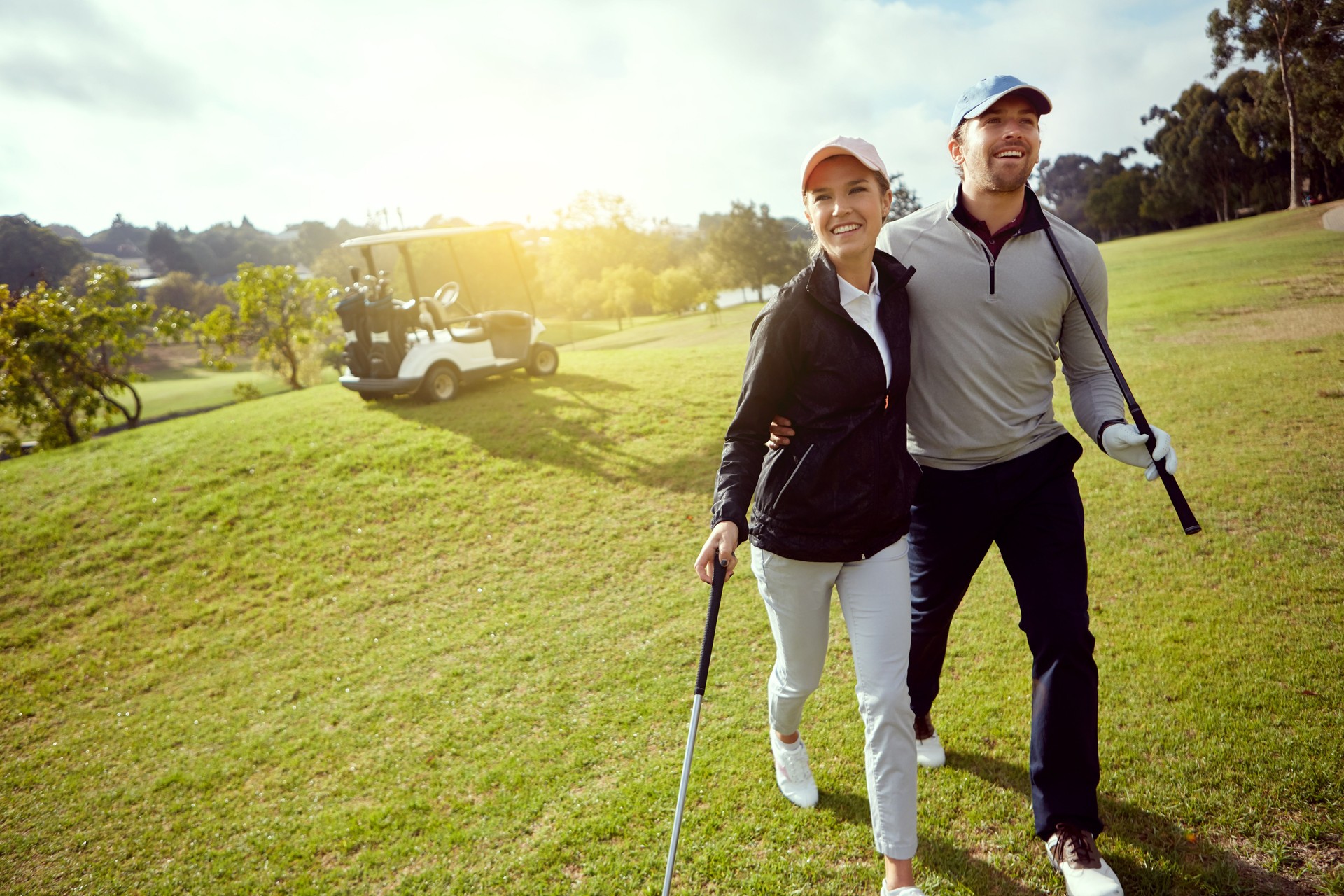 They love golfing